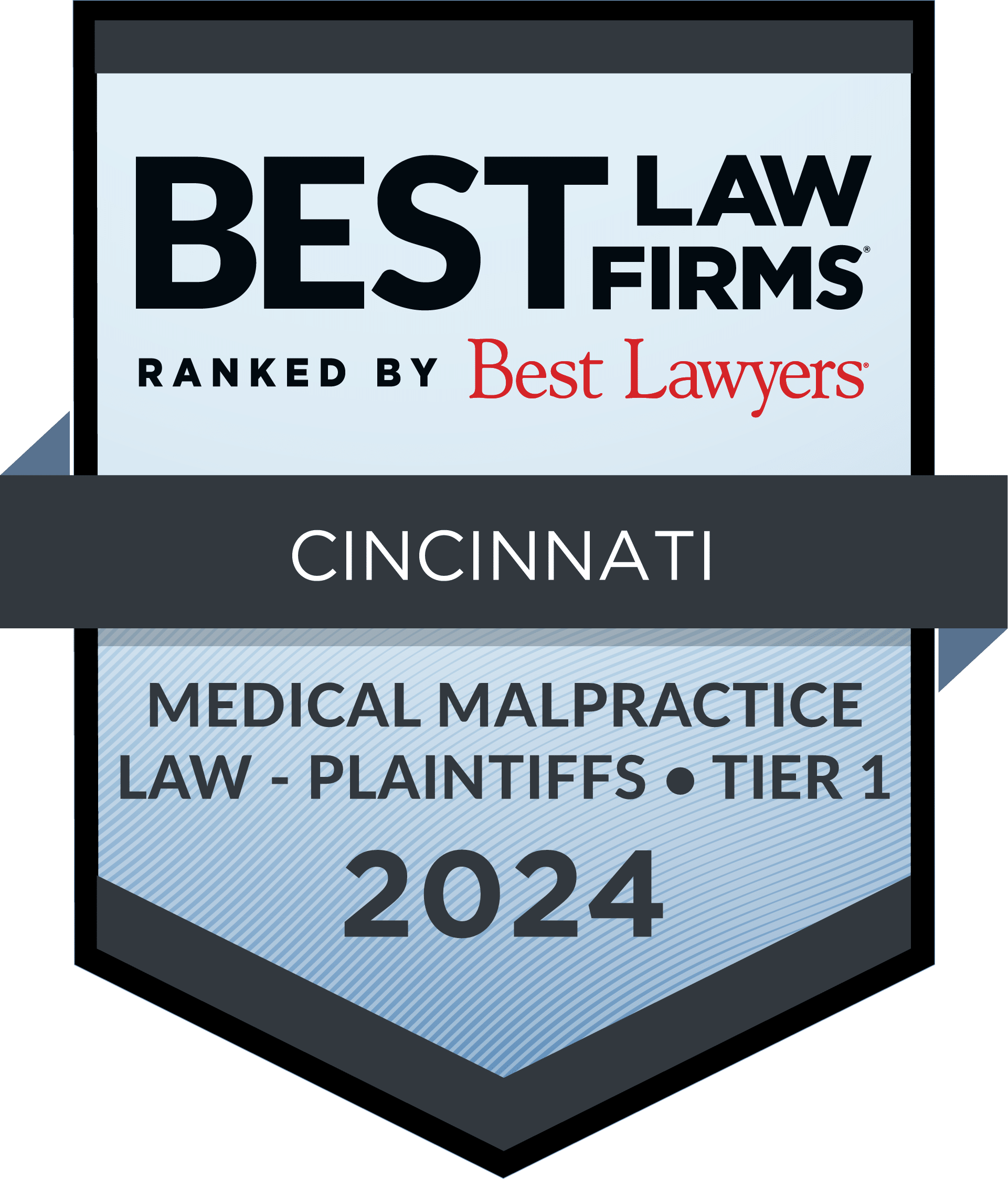 Best Law Firms - Cincinnati Medical Malpractice Law Badge TLF